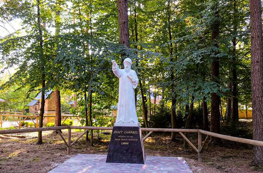 Marble St. Charbel Statue for sale (5)