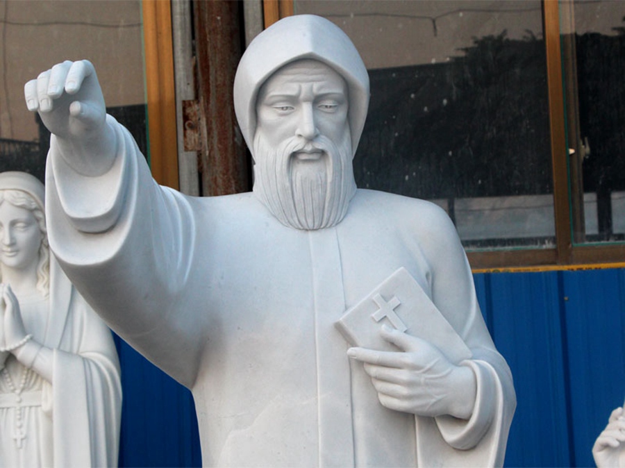 Marble St. Charbel Statue for sale (7)