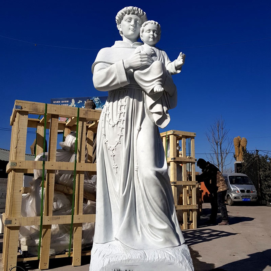 marble St. Anthony statue outdoor (1)