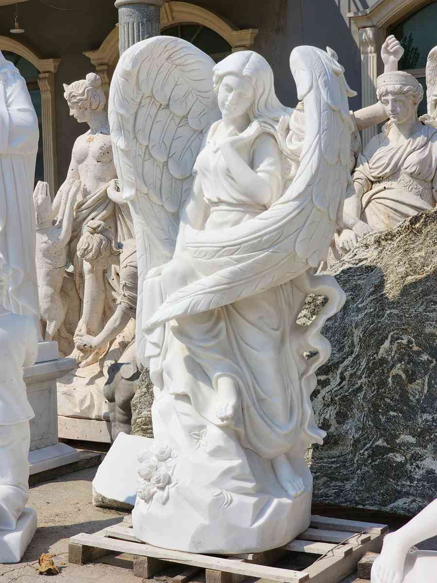 marble angel statues (3)