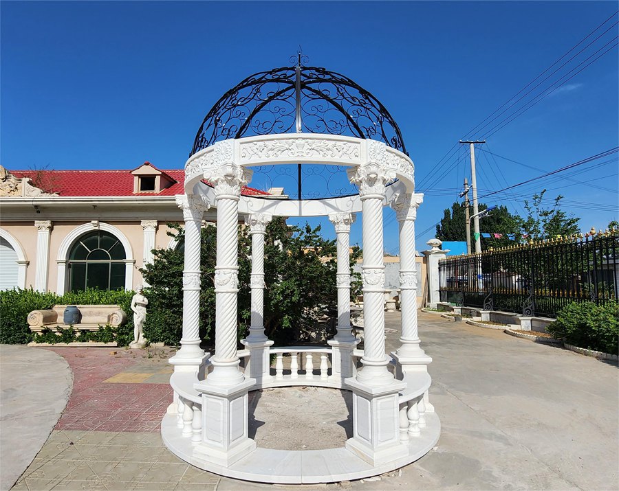 marble column gazebo (3)