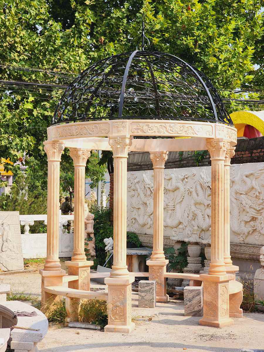 marble column gazebo (6)