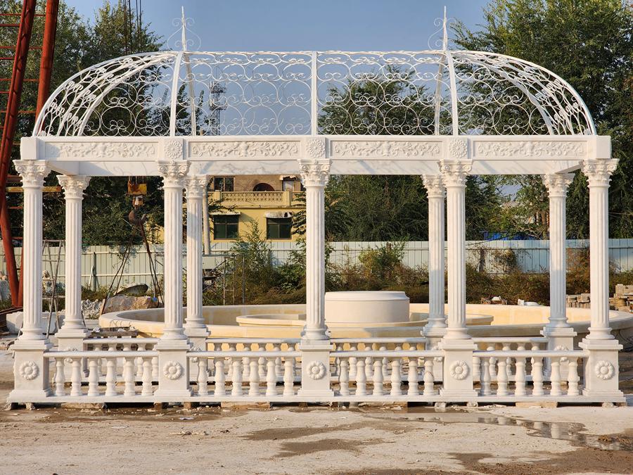 marble column gazebo (7)