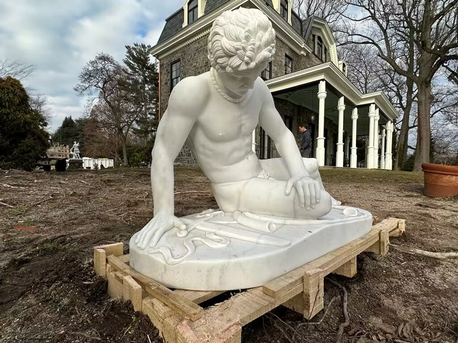 marble dying gaul statue (6)