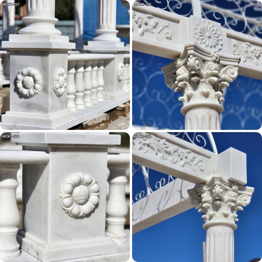 marble gazebo details