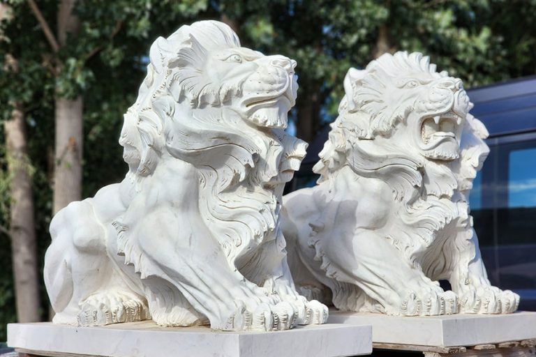 marble-lion