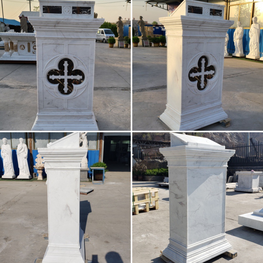 marble pulpit details