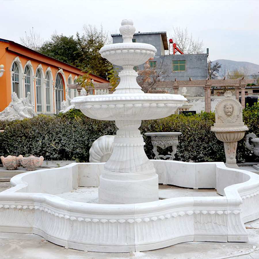 marble tiered fountain2