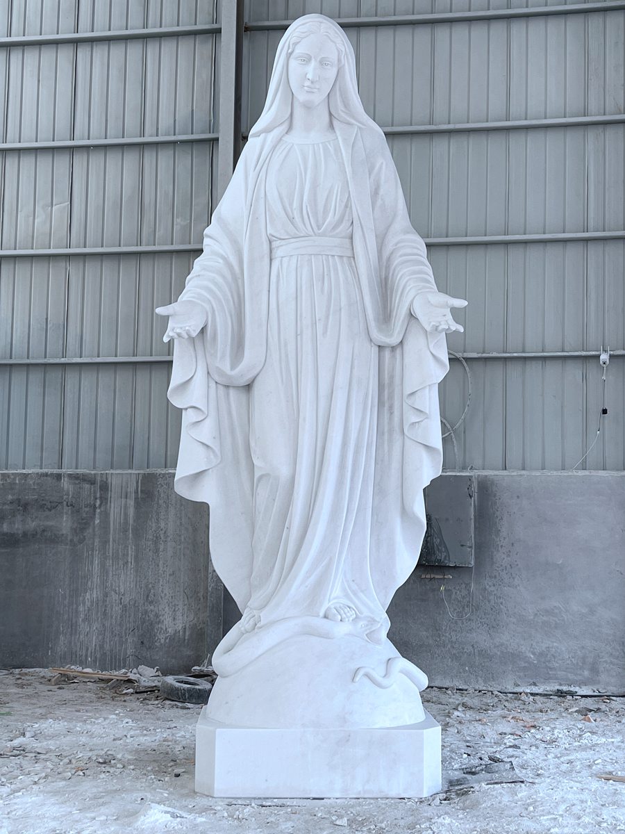 marble virgin mary statue for sale (1)