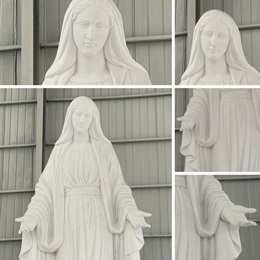 marble virgin mary statue for sale (2)