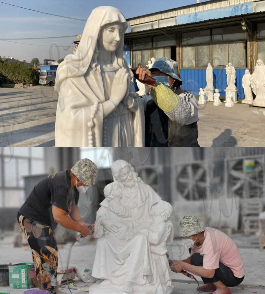 marble virgin mary statue for sale (3)