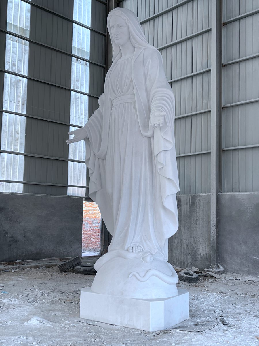 marble virgin mary statue for sale (4)