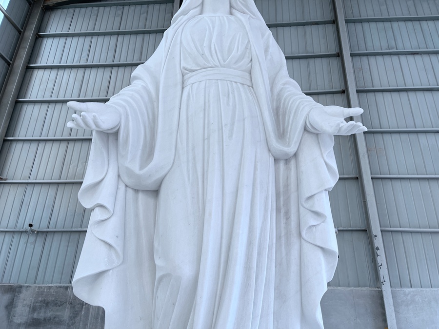 marble virgin mary statue for sale (7)