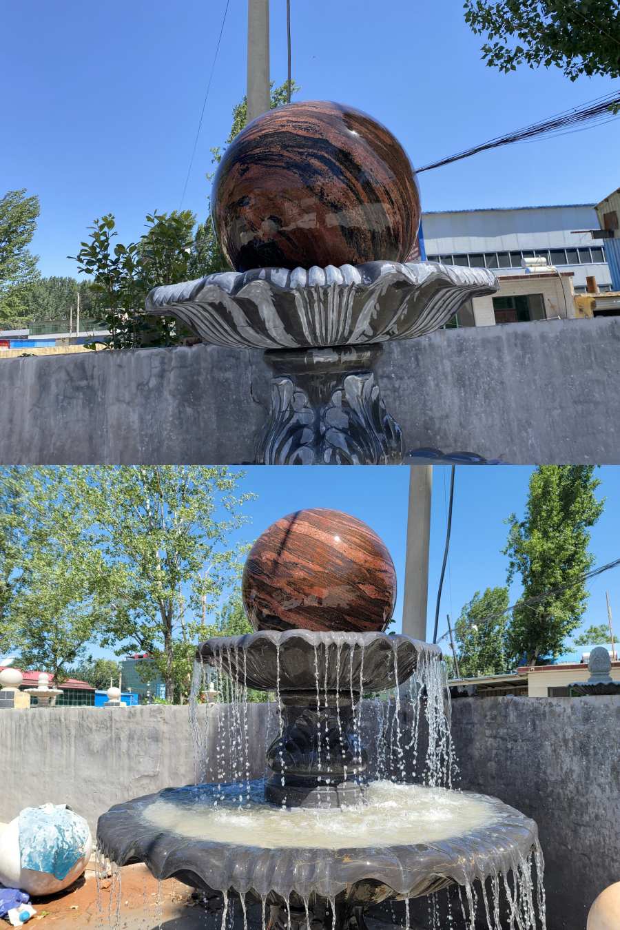 rolliing ball water fountain1
