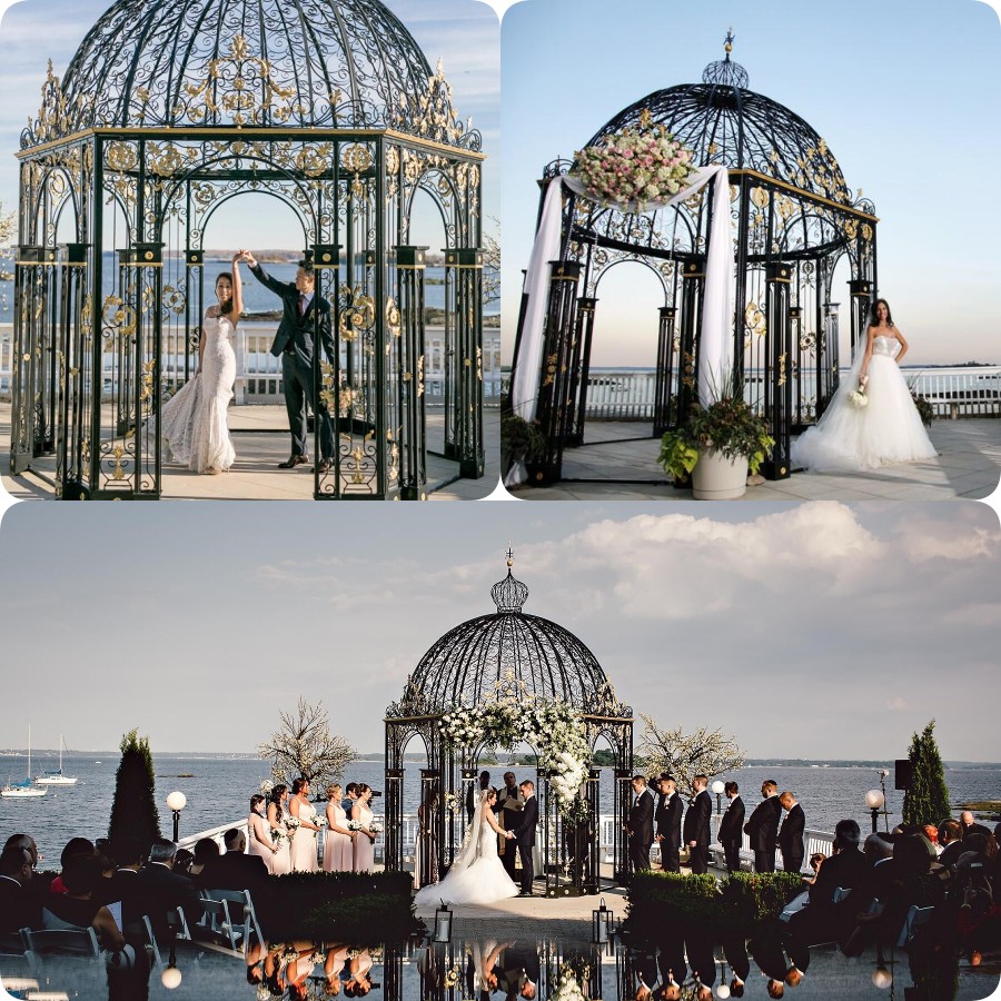 wrought iron gazebo for wedding3