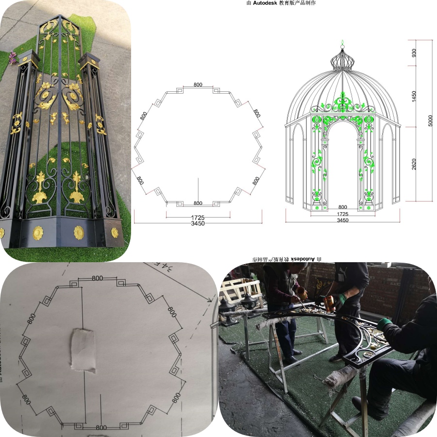 wrought iron gazebo for wedding5