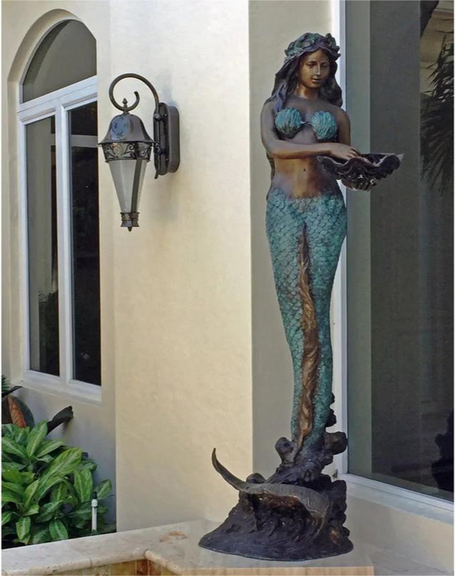 bronze mermaid statue for sale (1)