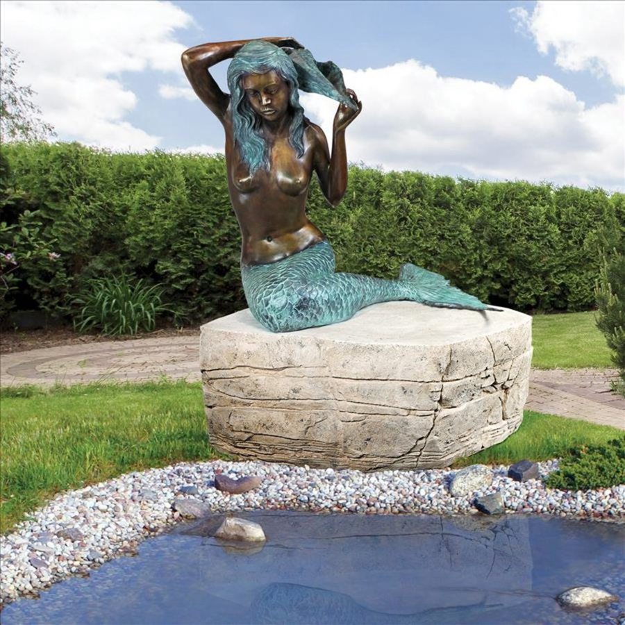 bronze mermaid statue for sale (1)