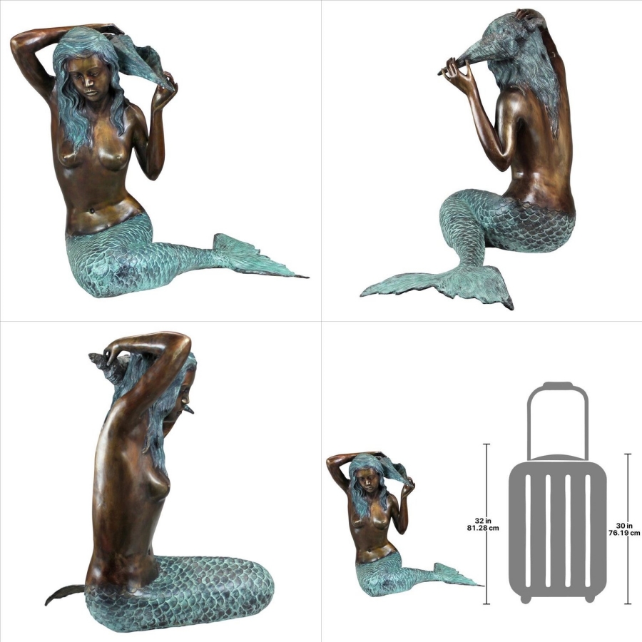 bronze mermaid statue for sale (3)