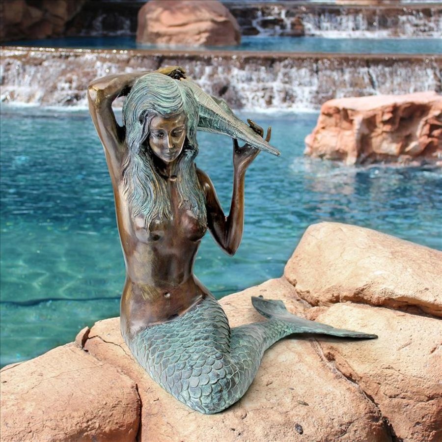 bronze mermaid statue for sale (4)