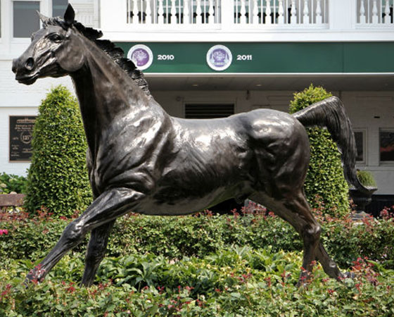 bronze-running-horse