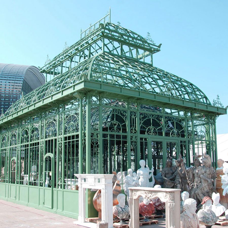 green wrought iron gazebo (1)