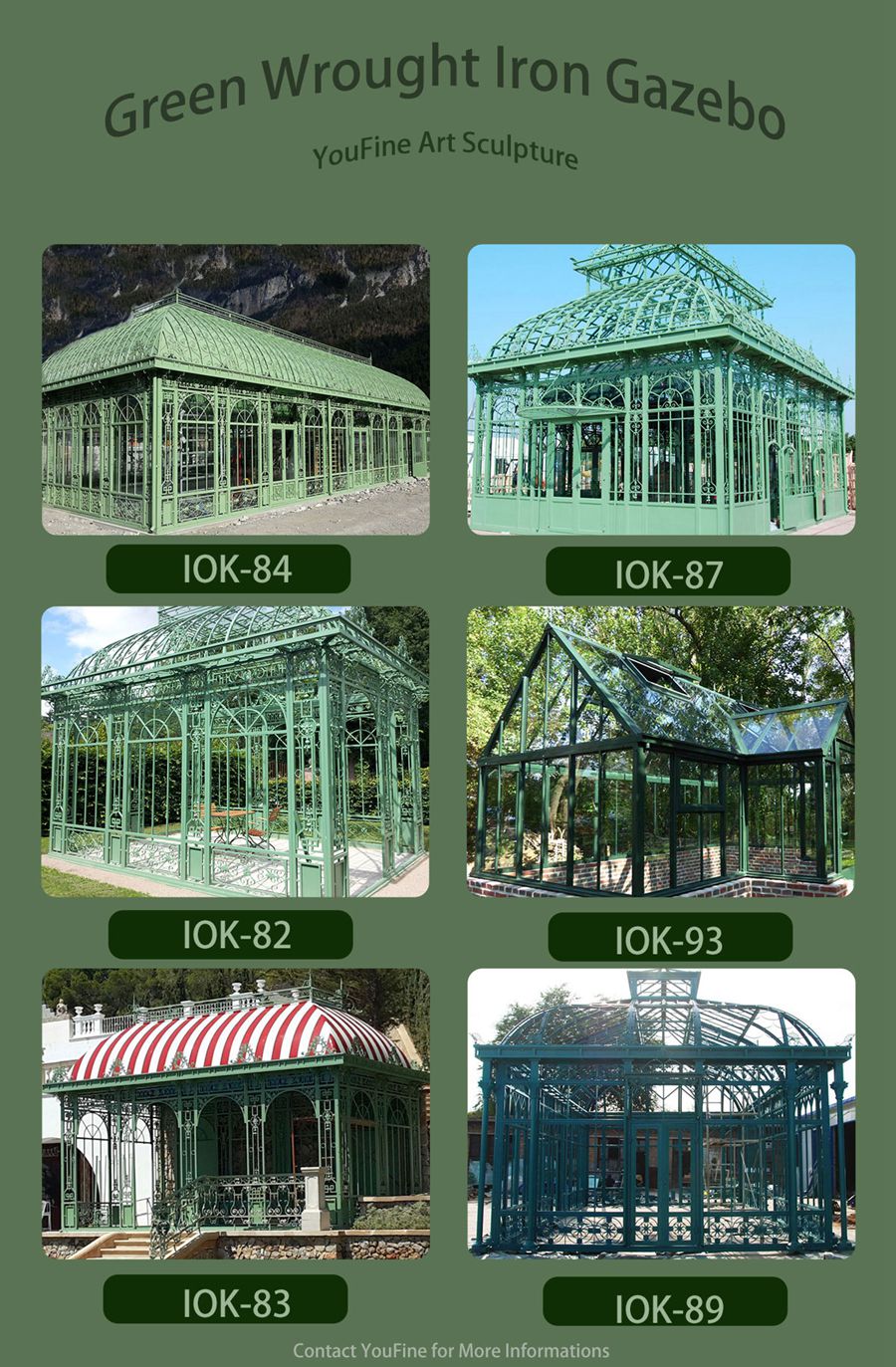 green wrought iron gazebo (2)