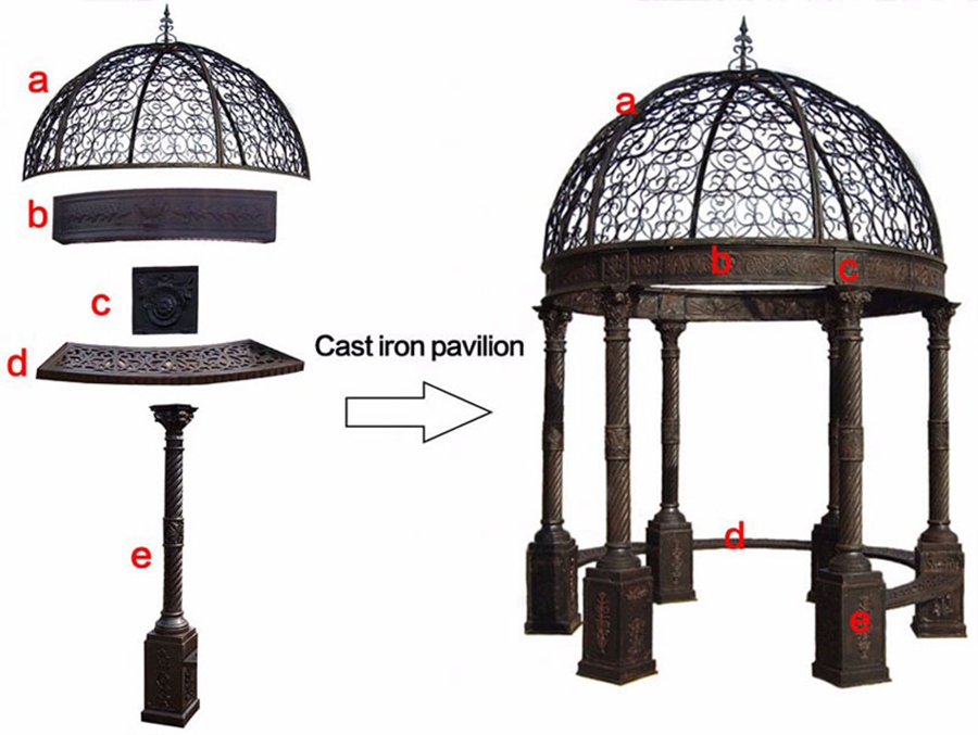 wrought iron gazebo for sale (7)