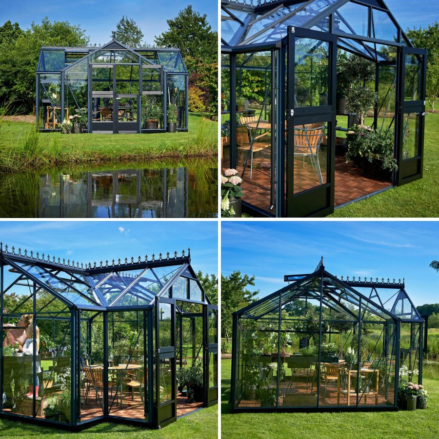 wrought iron glass gazebo for sale (4)