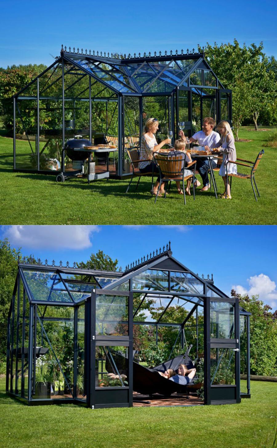 wrought iron glass gazebo for sale (5)