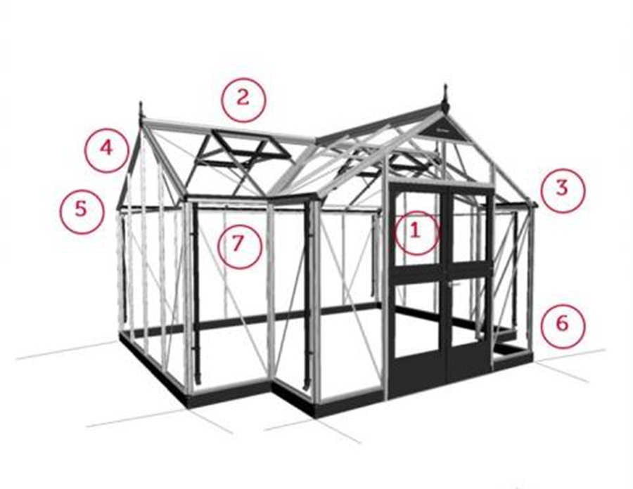 wrought iron glass gazebo for sale (8)