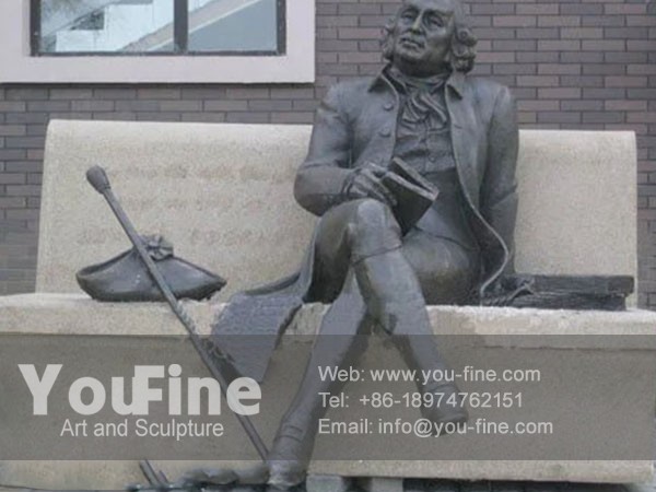 bronze Einstein statue
