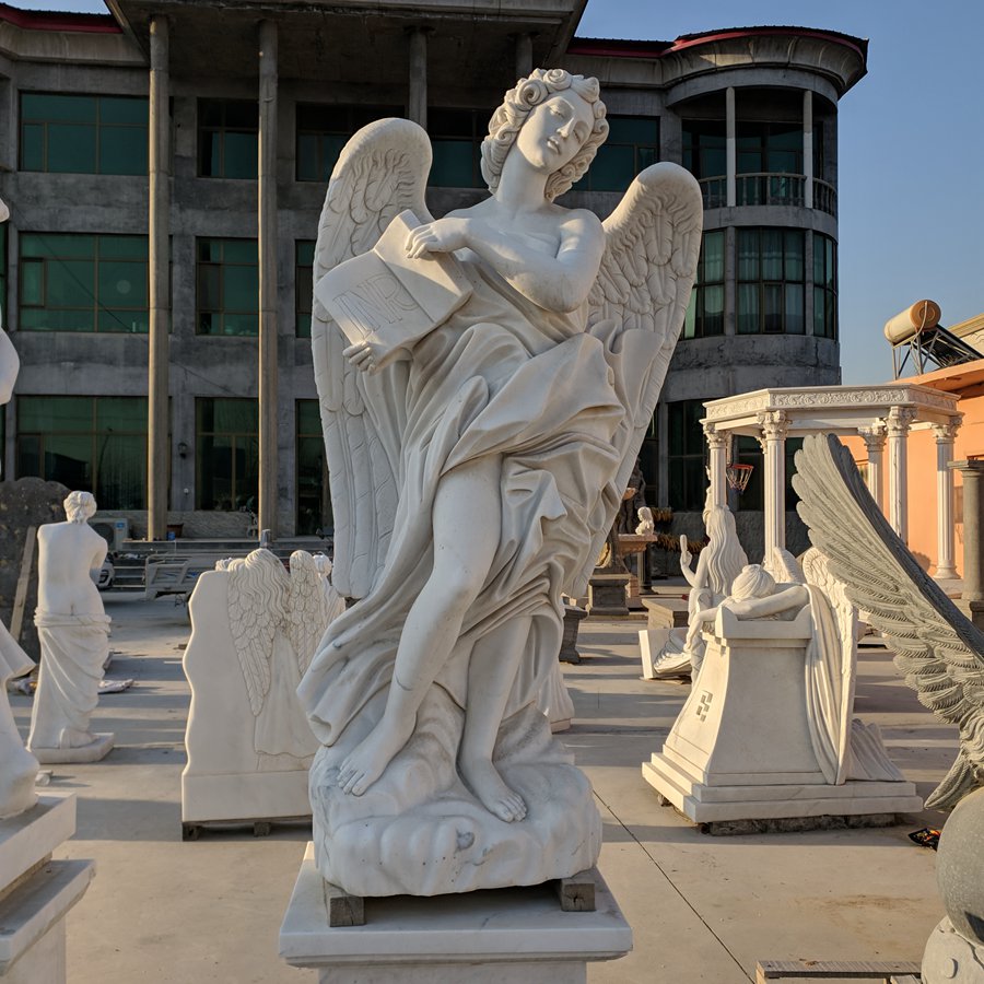 marble angel statue