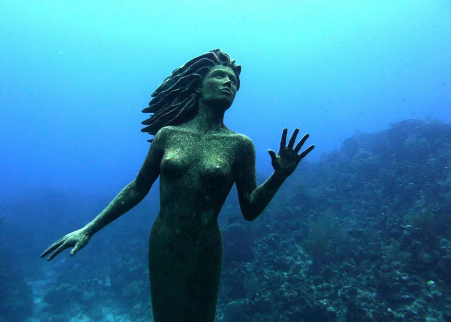 bronze mermaid statue forsale (14)