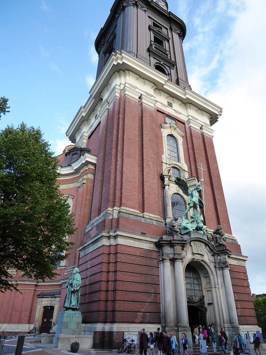 bronze st.Michael statue