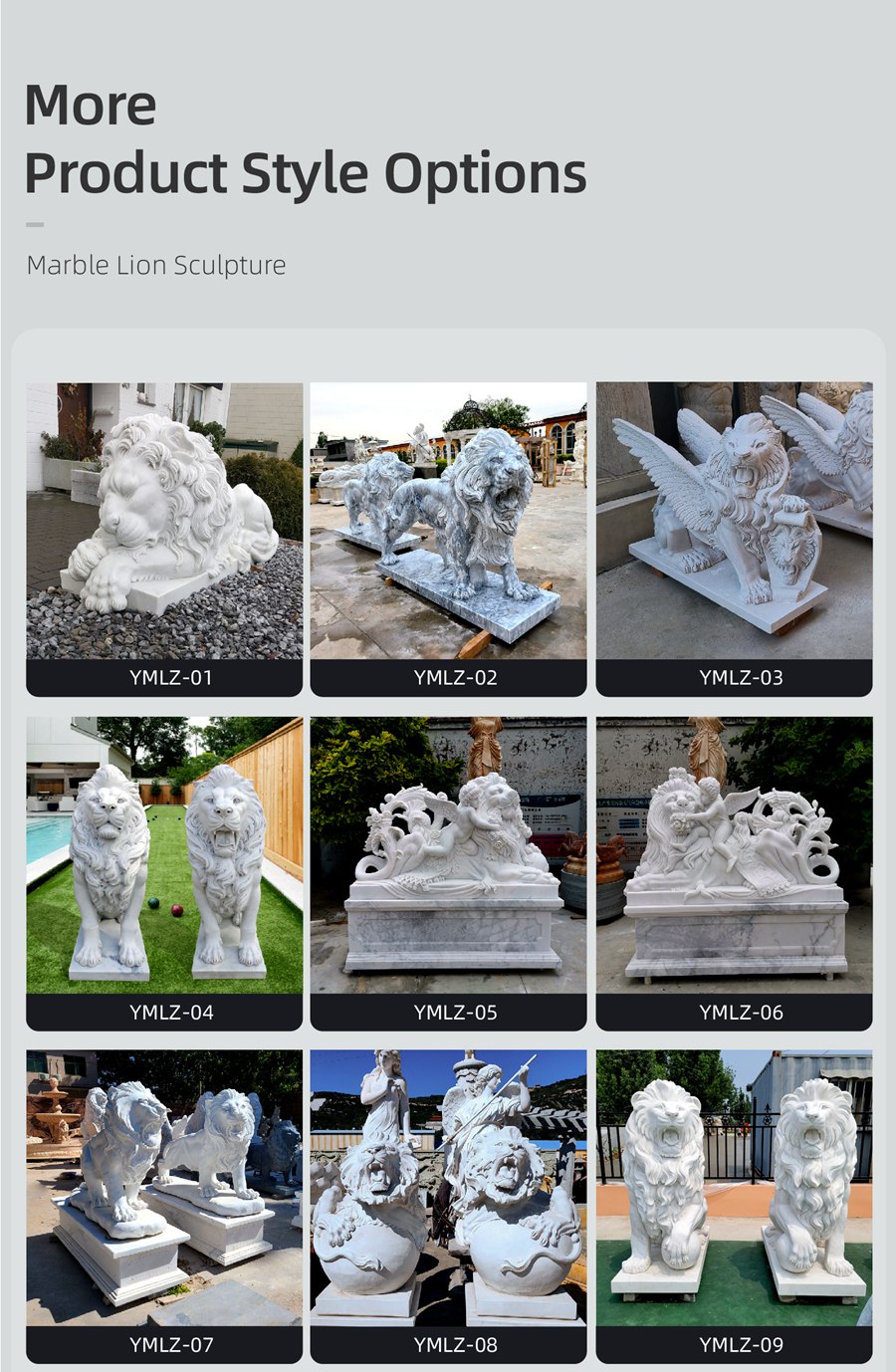 beige marble lion statue (3)