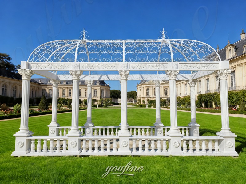 big white gazebo