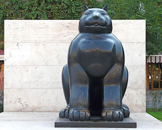 bronze cat statue (2)