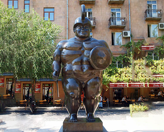 bronze fat man statue (1)