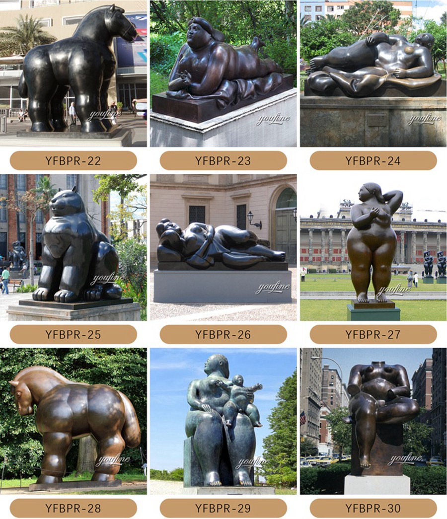 bronze fat woman statue (11)