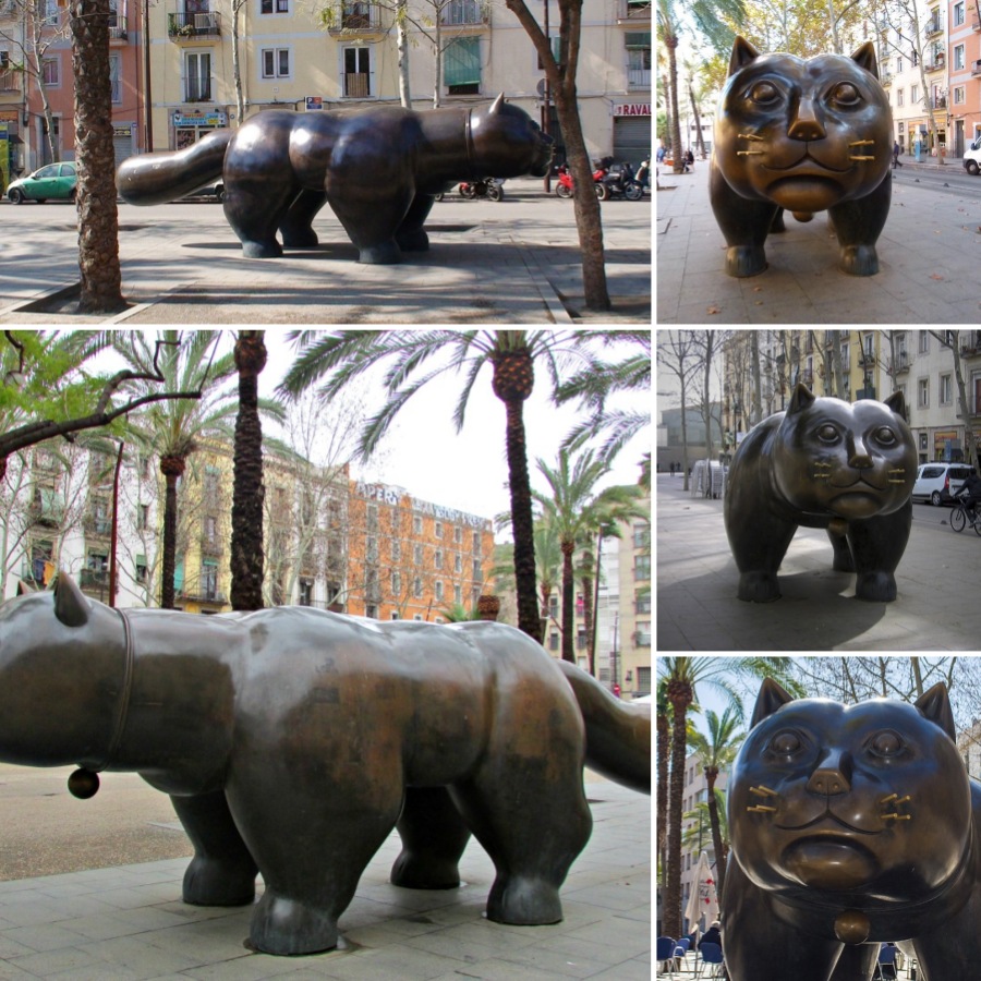 bronze large cat sculpture (1)
