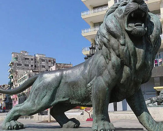 bronze lion statue for sale (4)