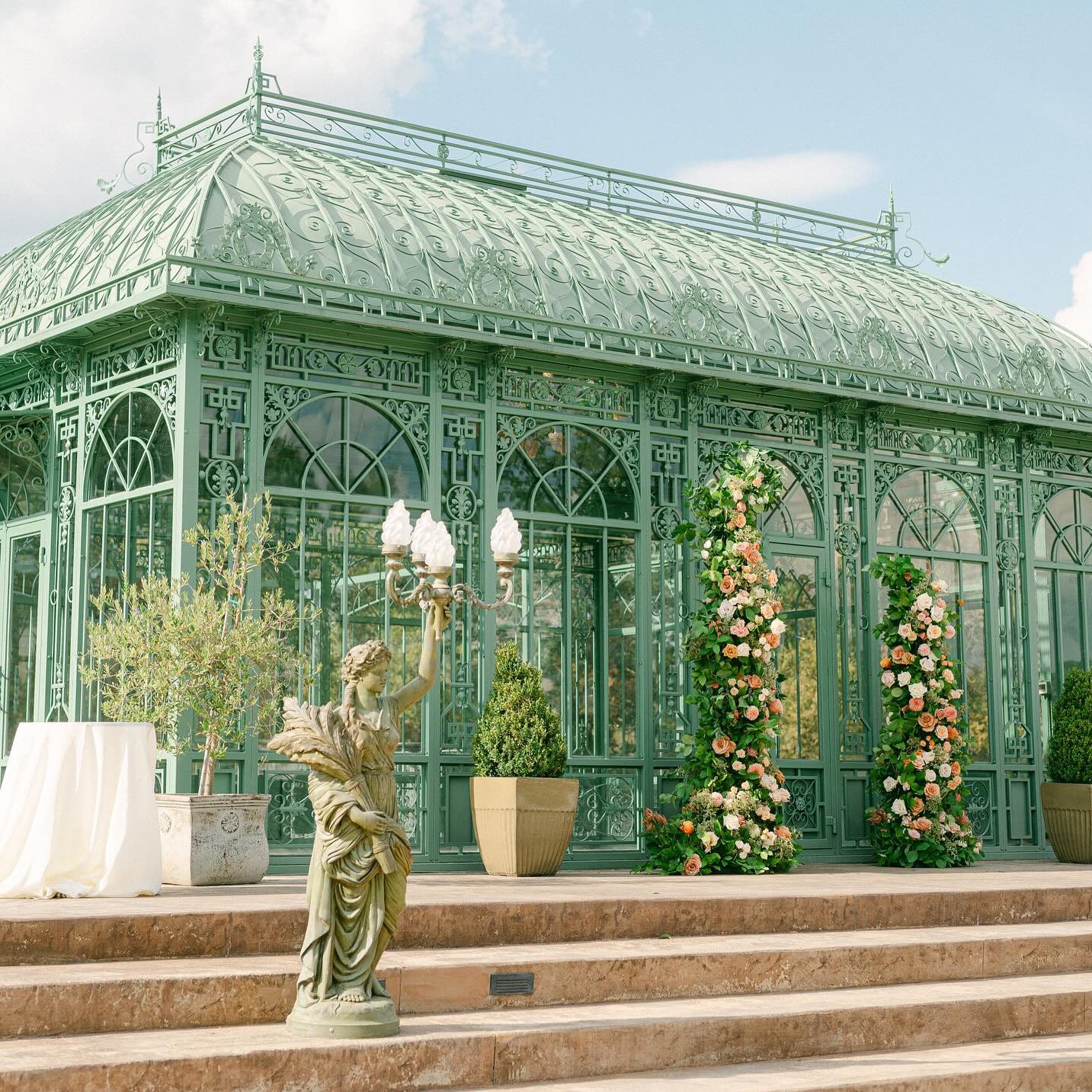 custom iron gazebo