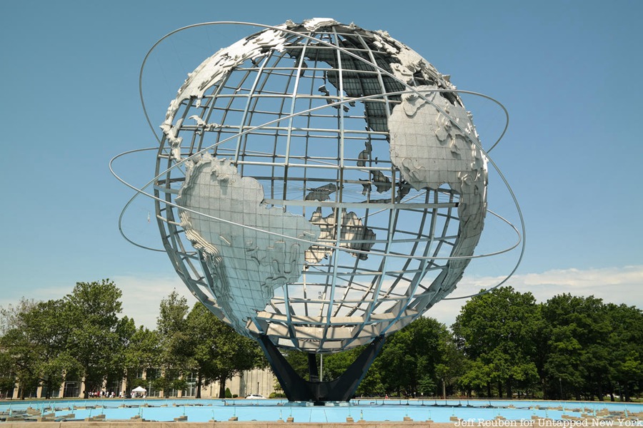 large metal global sculpture (4)