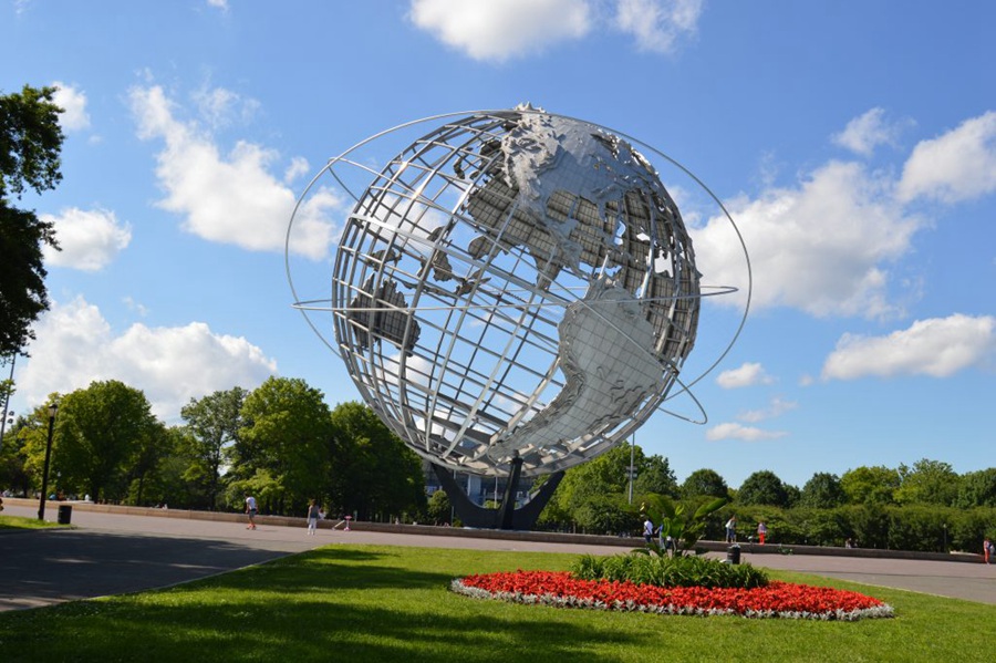 large metal global sculpture (7)