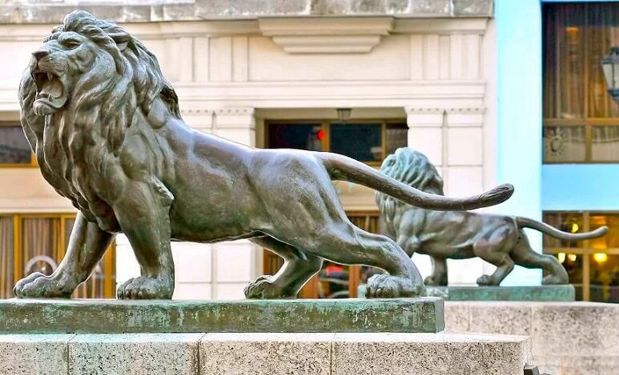 life size bronze lion statue (4)