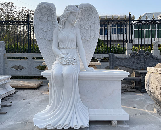 marble angel memorial (2)