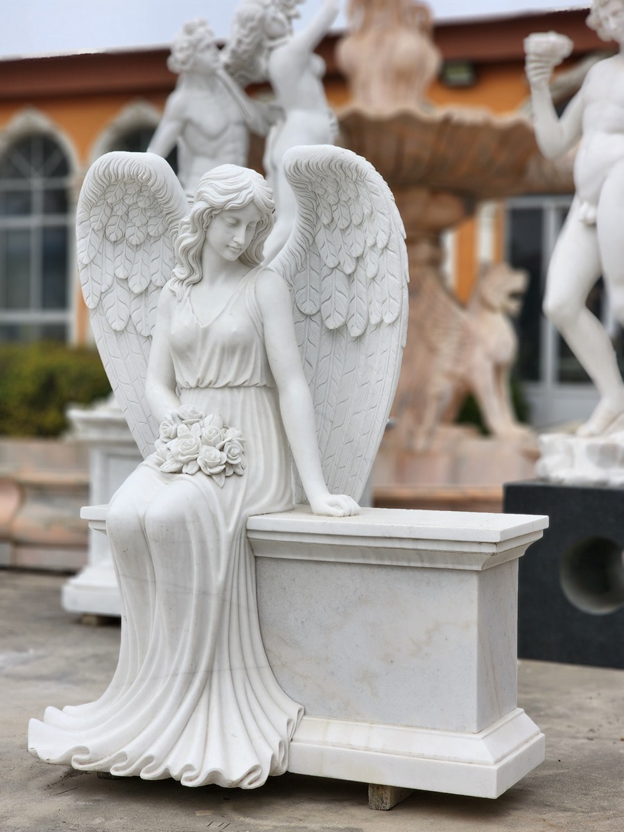 marble angel tombstone (3)