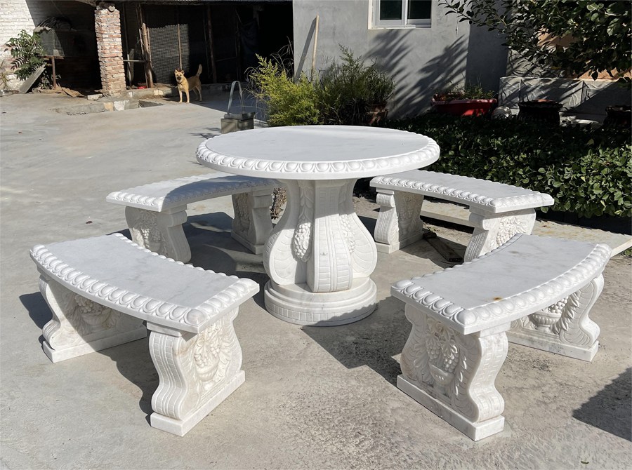 marble bench