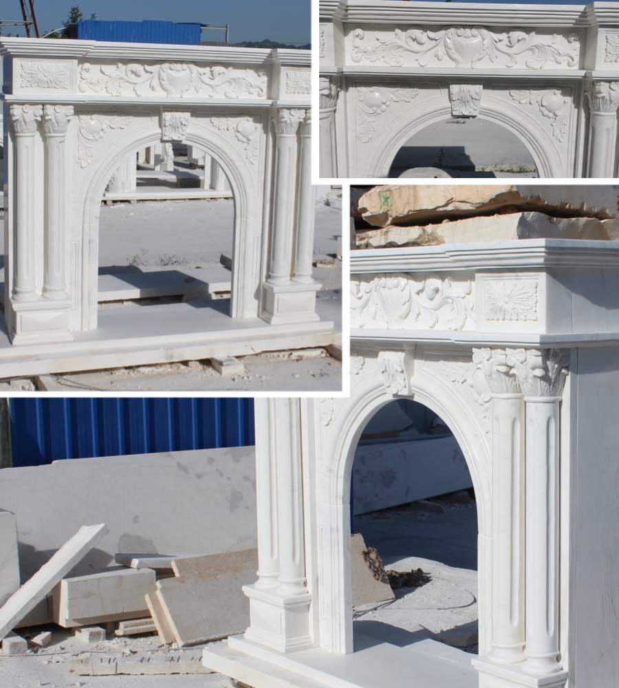 marble fireplace for sale (2)
